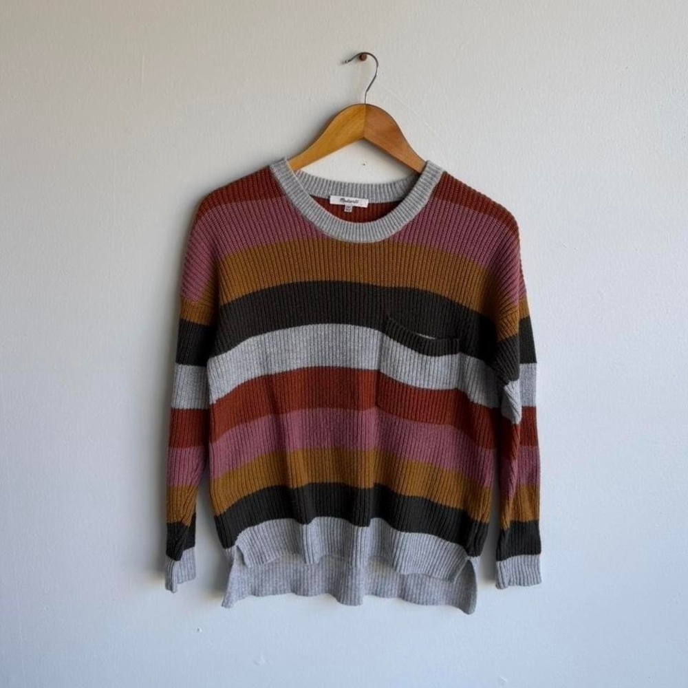 Madewell striped retro sweater